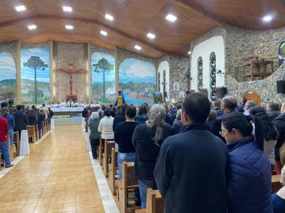 Fé e devoção marcam o 7º dia da Novena em honra a Nossa Senhora Aparecida em Laranjeiras do Sul